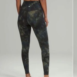 Lululemon Align™ High-Rise Pant 28 - Diamond Dye Graphite Grey Bronze Green